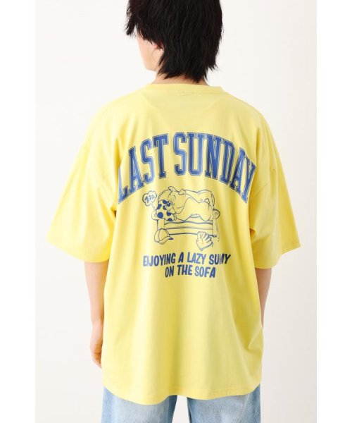 RODEO CROWNS WIDE BOWL(ロデオクラウンズワイドボウル)/LAST SUNDAY Tシャツ/YEL