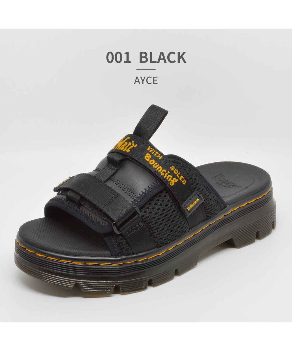 ドクターマーチン Dr.Martens ユニセックス 30852 Ayce SLIDE BLACK