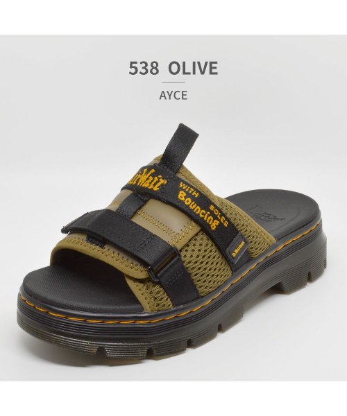 ドクターマーチン Dr.Martens ユニセックス 30852 Ayce SLIDE BLACK 30852001 30852538 ドクターマーチン Ayce SLIDE ユニセックス 30852001 BLACK 30852 30852538 Dr.Martens G1669964541(12870円)