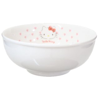 cinemacollection/ハローキティ キャラクター キッズ食器 磁器製こどもラーメン丼 ピンクハート サンリオ/505352648