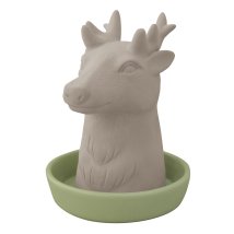 cinemacollection/加湿器 素焼き 潤い マスコット アニマルオブジェ deer 鹿 デコレ エコグッズ 電源不要 インテリア プレゼント 男の子 女の子 /505353345