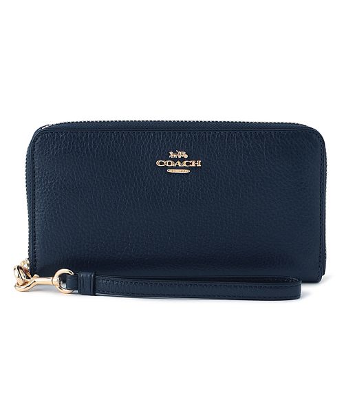 Sale！新品　残2 COACH コーチ カラーブロックジップアラウンド長財布