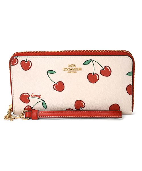 Coach cherry wallet