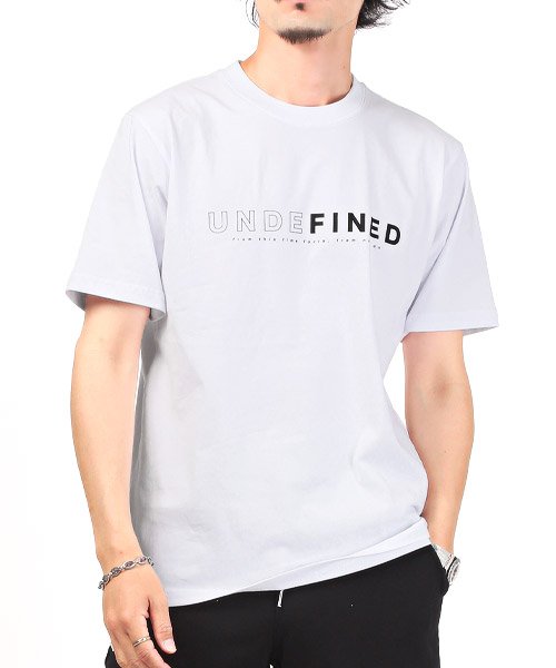 LUXSTYLE(ラグスタイル)/TRAP/U(トラップユー)ロゴプリント半袖Tシャツ/Tシャツ メンズ 半袖 ロゴ プリント 英字 クルーネック/ホワイト