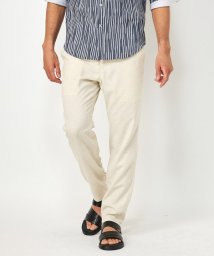 DISTINCTION MEN'S BIGI/リネンライクアラマーツイルストレッチイージーパンツ/505374191