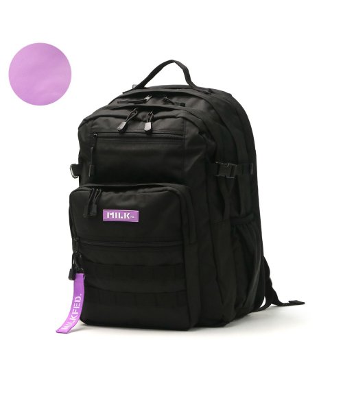 ミルクフェド リュック MILKFED. ACTIVE DOUBLE POCKET MOLLE BACKPACK リュックサック 103224053008 ×1ポケット