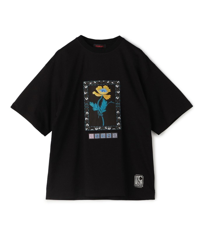 CABaN スビンコットン IBIZA アートフレームTシャツ(505375233