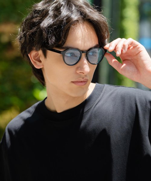 サングラス 韓国 黒 ブラック オルチャン メガネ 眼鏡 紫外線 日焼け 通販