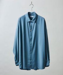 tk.TAKEO KIKUCHI(ティーケー　タケオキクチ)/【WEB限定】ビッグサイズシャツ/ブルー（092）