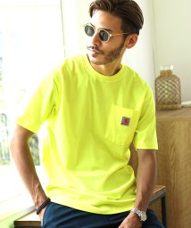 JIGGYS SHOP(ジギーズショップ)/Carhartt(カーハート) ポケット Tシャツ / Tシャツ メンズ ティーシャツ 半袖 クルーネック ビッグシルエット ビッグ/ライム