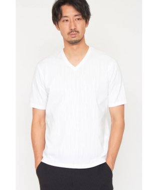 HIGH STREET/HIGH STREET∴ウェーブJQ半袖VネックTシャツ/505264018