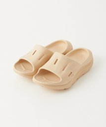 green label relaxing(グリーンレーベルリラクシング)/【WEB限定】＜HOKA ONE ONE＞オラリカバリースライド3 サンダル/BEIGE