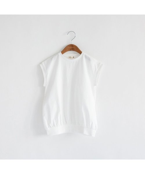 BRANSHES(ブランシェス)/【WEB限定】フレンチスリーブ半袖Tシャツ/オフホワイト