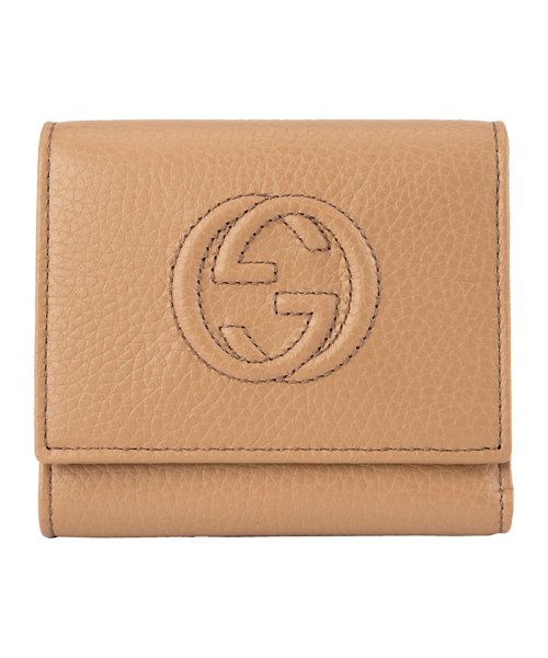 GUCCI(グッチ)/GUCCI グッチ 3つ折り財布 598207 A7M0G 2754/ベージュ