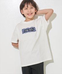 ANAP KIDS(アナップキッズ)/モノグラムボックスロゴTシャツ【親子・ジュニアお揃い】/ホワイト