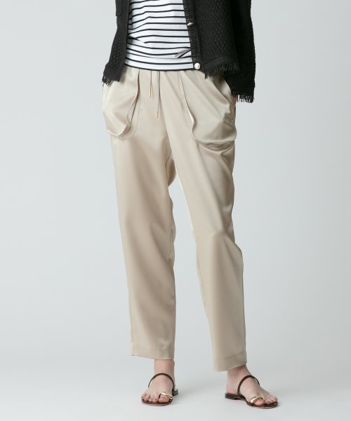 サテンイージーパンツ 