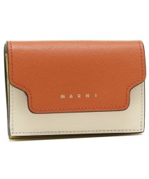 MARNI/マルニ 三つ折り財布 トランク トリフォールドウォレット ミニ財布 オレンジ マルチ メンズ レディース MARNI PFMOW02U23 LV520 Z619/505376009