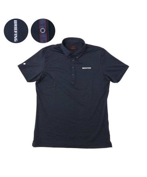 【日本正規品】ブリーフィング ゴルフ ウェア BRIEFING GOLF MENS BACK LOGO LINE BD SHIRT シャツ BRG231M07 L1483496588(11440円)