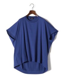 SHIPS WOMEN(シップス　ウィメン)/Primary NavyLabel:〈手洗い可能〉BIG Tシャツ ◇/ブルー