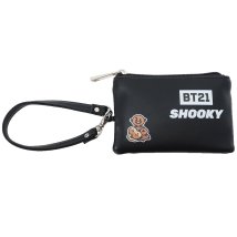 cinemacollection/BT21 パスケース付き コインケース 定期入れ ＆ 小銭入れ SHOOKY LINE FRIENDS キャラクター プレゼント 男の /505361542