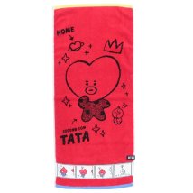 cinemacollection/フェイスタオル BT21 制菌 ジャガード ロングタオル LINE FRIENDS コミックタッチ TATA プレゼント 男の子 女の /505362544