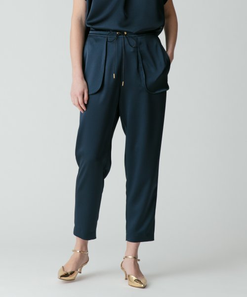 サテンイージーパンツ 