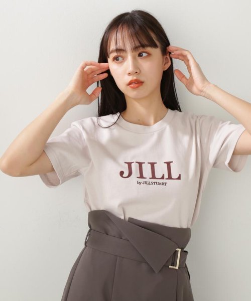 JILL by JILL STUART(ジル バイ ジル スチュアート)/ビッグフロッキーロゴTシャツ/ピンク