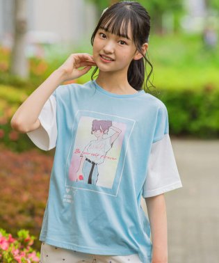 ZIDDY/オンナノコプリントTシャツ(130~160cm)/505376832