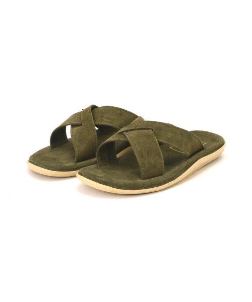 ISLAND SLIPPER (アイランドスリッパ )クロススウェードサンダル ISLAND SLIPPER アイランドスリッパ