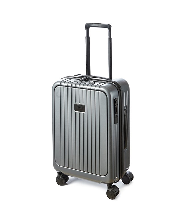 カバンのセレクション タケオキクチ シティブラック スーツケース 機内持ち込み 37L ワンタッチ フロントオープン CTY005 ユニセックス シルバーグレー フリー 【Bag & Luggage SELECTION】