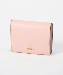 FURLA(フルラ)/フルラ FURLA WP00304 ARE000 二つ折り財布 カメリア Sサイズ レディース 財布 ミニ財布 レザー 本革 小銭入れ 折りたたみ ギフト CA/ピンクベージュ