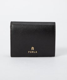 FURLA(フルラ)/フルラ FURLA WP00304 ARE000 二つ折り財布 カメリア Sサイズ レディース 財布 ミニ財布 レザー 本革 小銭入れ 折りたたみ ギフト CA/ブラック