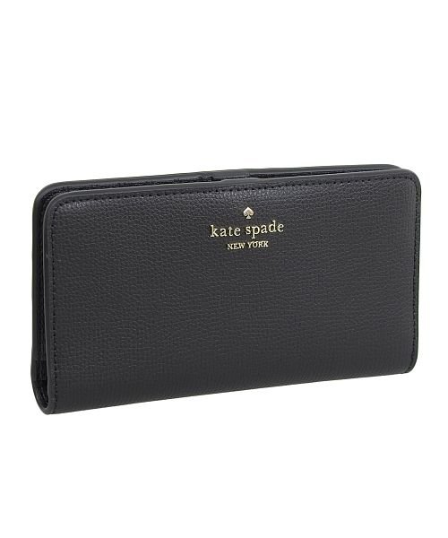 kate spade new york(ケイトスペードニューヨーク)/kate spade ケイトスペード DARCY LARGE SLIM WALLET ダーシー 二つ折り 長財布/ブラック