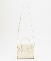 GRACE CONTINENTAL(グレースコンチネンタル)/Mini RS Handbag/ホワイト