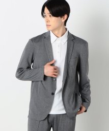 COMME CA ISM MENS(コムサイズム（メンズ）)/セットアップ対応 ウォッシャブル メッシュ ナローラペル ジャケット/グレー