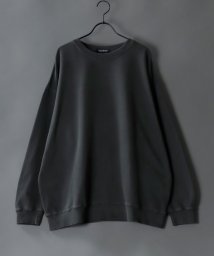 SITRY(SITRY)/【SITRY】pigment sweat shirt / ピグメント クルーネック スウェット/メンズ レディース スウェット トレーナー トップス/チャコール