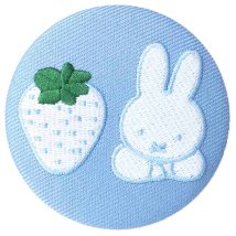 cinemacollection/ミッフィー 缶バッジ 刺繍ブローチ MIFFY STRAWBERRY ストロベリー BL ディックブルーナ スモールプラネット/505366261