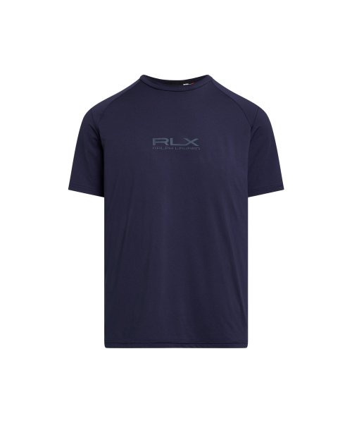 POLO GOLF　RLX GOLF(ポロ ゴルフ　アールエルエックス ゴルフ)/（RLX）ロゴ パフォーマンス ジャージー Tシャツ/410ネイビー