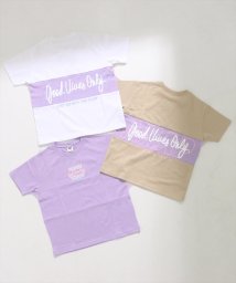 ANAP KIDS(アナップキッズ)/接触冷感後ろ切替ビッグTシャツ/ホワイト