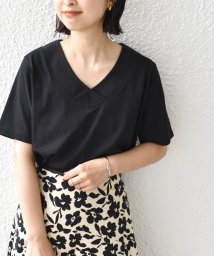 SHIPS WOMEN/《一部予約》* 〈ネックが選べる2サイズ展開〉オーガニックコットン バリエーションネック TEE ◆/505379443