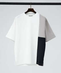 ABAHOUSE(ABAHOUSE)/【パネル切替】フクレジャガード 半袖 Tシャツ【予約】/ホワイト