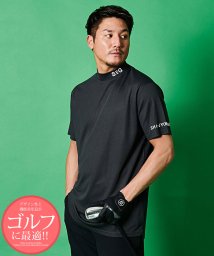 SB Select/SHI－JYOMAN GOLF 首プリント半袖モックネックTEE　ゴルフ/505381124