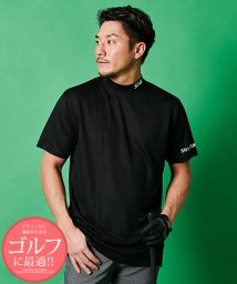 SB Select/SHI－JYOMAN GOLF 首プリント半袖モックネックTEE　ゴルフ/505381124