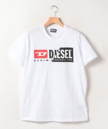 DIESEL(ディーゼル)/【メンズ】【DIESEL】ディーゼル メンズ 00SDP1 0091A 900 DIEGO－CUTY Tシャツ ブラック/WHITE