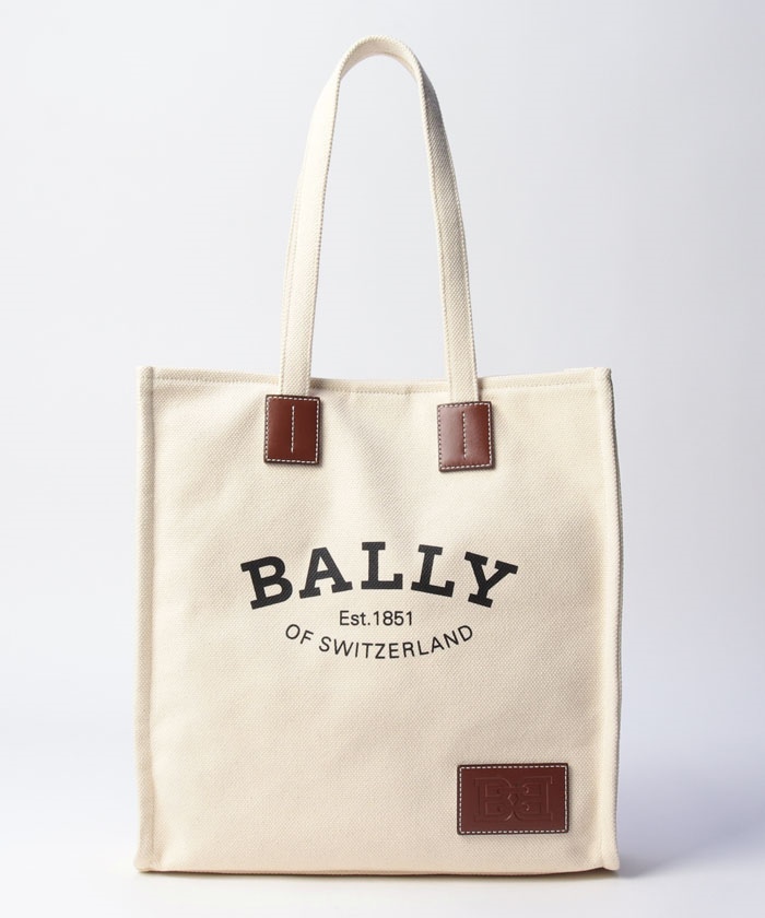 セール】【BALLY】バリー キャンバス トートバッグ ロゴプリント BALLY
