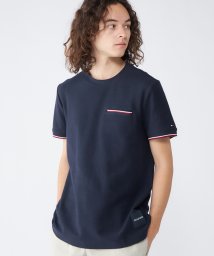 TOMMY HILFIGER(トミーヒルフィガー)/ハニカムポケットTシャツ/ネイビー 