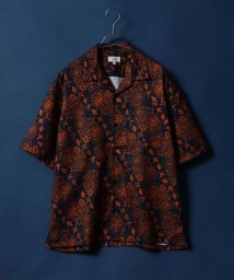 ANPAS/【ANPAS】Total Pattern Print Oversized Open Collar Shirt/総柄 オーバーサイズ オープンカラーシャツ/505323896