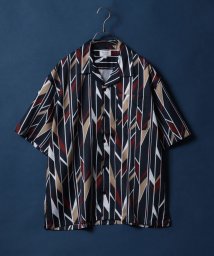ANPAS/【ANPAS】Total Pattern Print Oversized Open Collar Shirt/総柄 オーバーサイズ オープンカラーシャツ/505323896