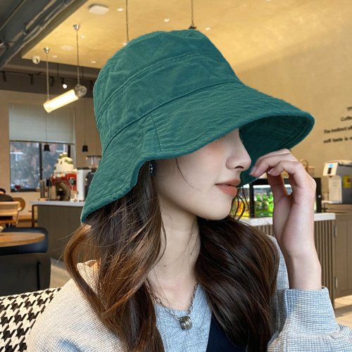 miniministore(ミニミニストア)/バケットハット 小顔 UV対策帽子 韓国/グリーン