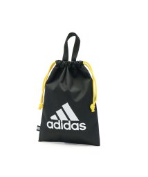 Adidas(アディダス)/アディダス シューズケース キッズ adidas シューズバッグ 巾着 シューズ ケース バッグ 靴入れ 上履き入れ 小学校 シューズ入れ 63541/ブラック